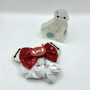 Disney Big Hero 6, Baymax hair accessories. (Claw Clip & Scrunchy)